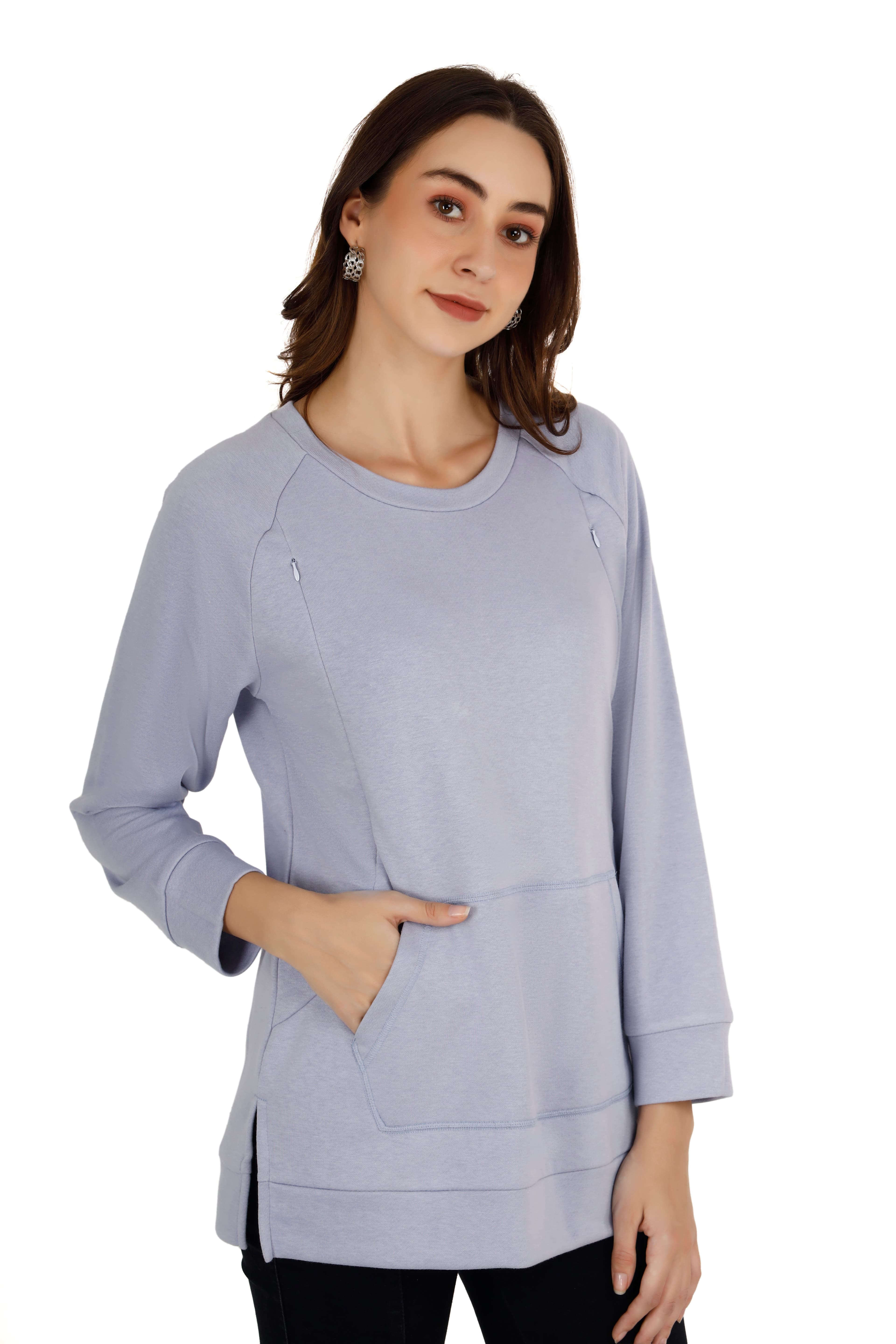 Women's Lavender Relaxed Sweatshirt